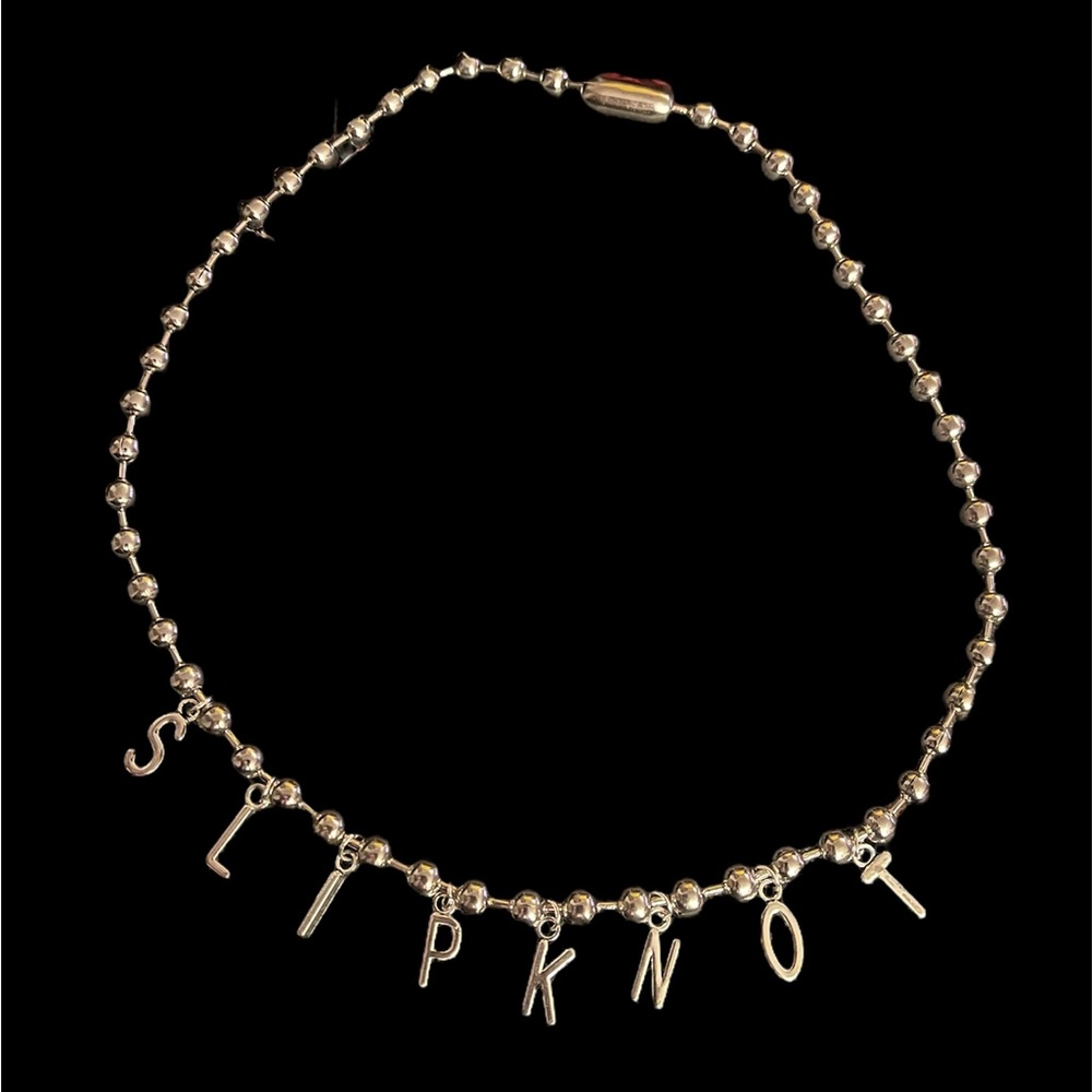 Slipknot ball chain metal necklace
